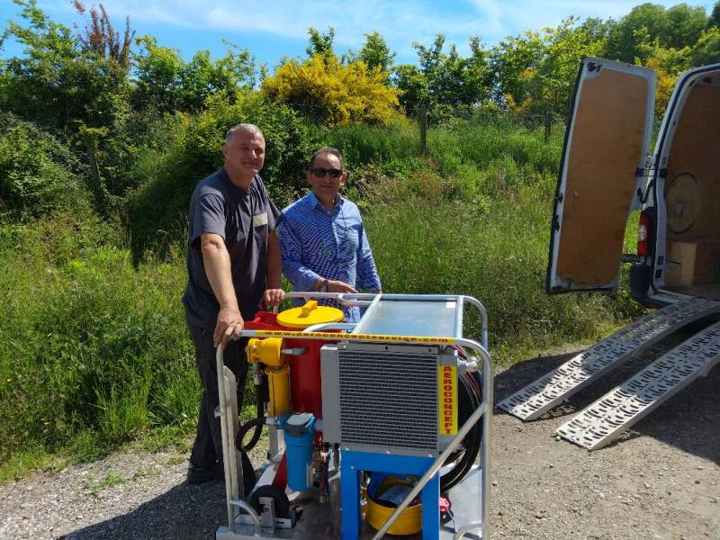 skid aérogommage lyon