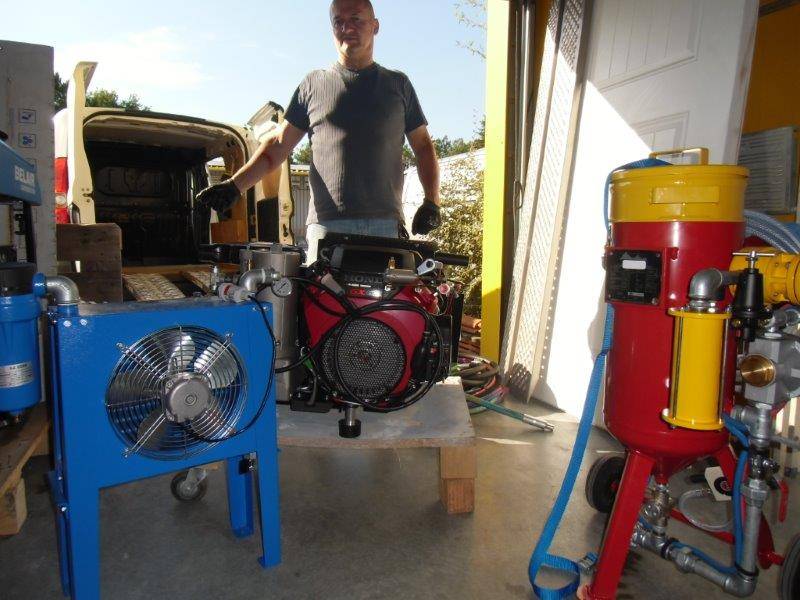 matériel aérogommage chambery