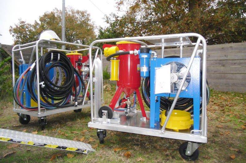 aéroréfrigérant aérogommage