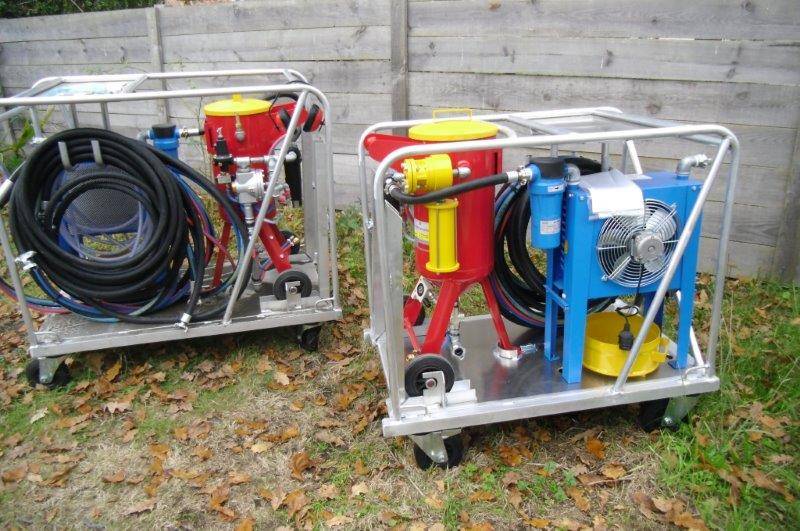 matériel aérogommage