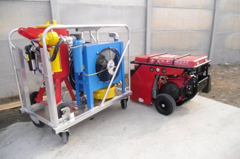 matériel skid hydrogommage