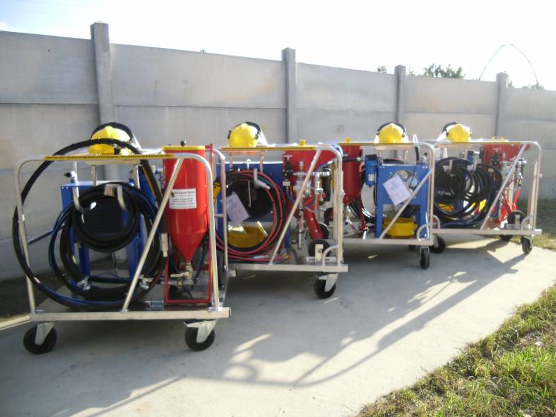 matériel aérogommage