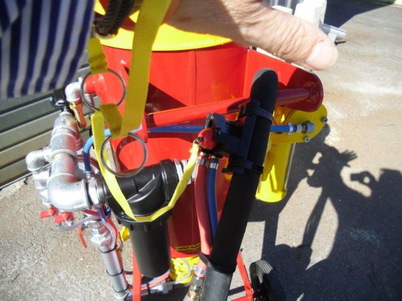 poignée sableuse anti fatigue