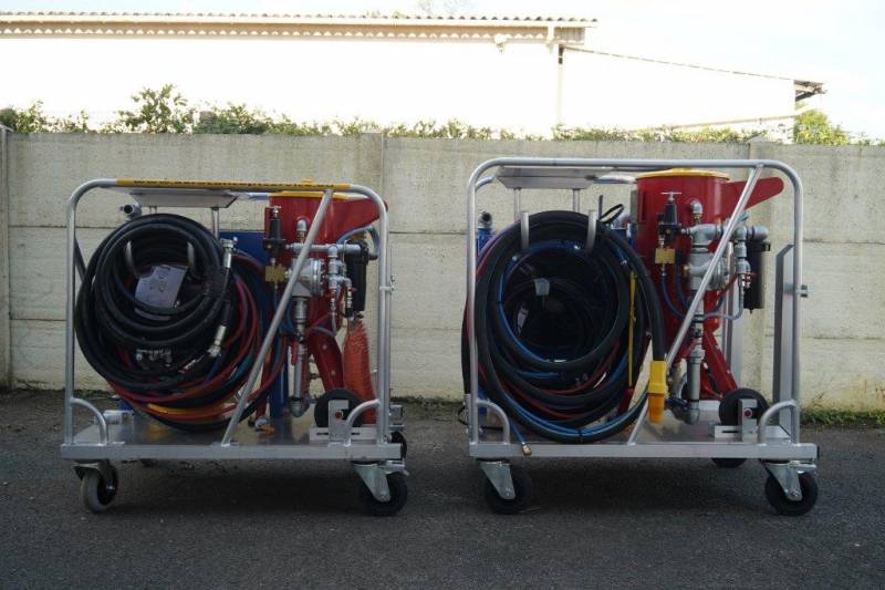 skid aérogommeuse bretagne