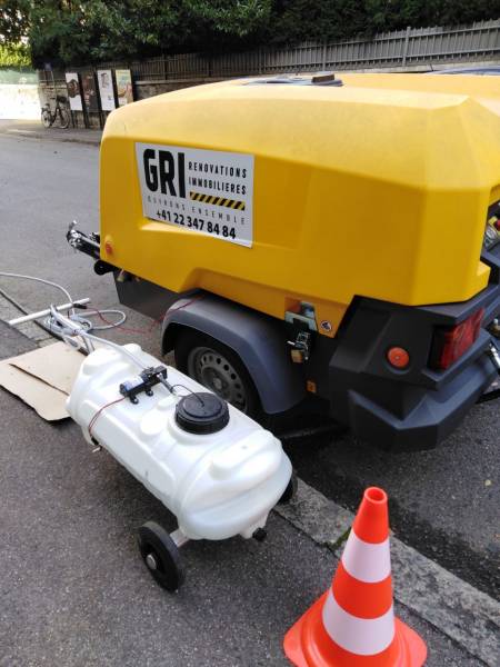 Skid  Hydrogommage Autonome Portatif  appelé  