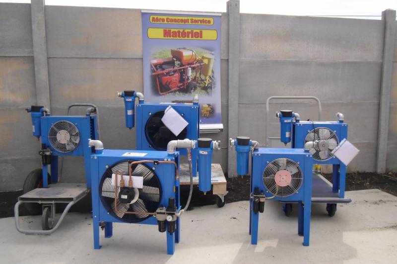 aéroréfrigerant sablage