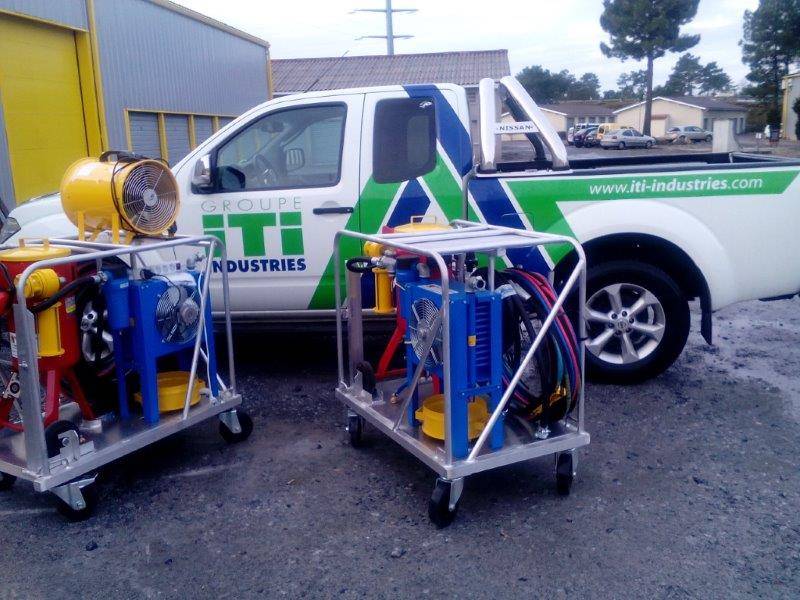 matériel sablage bordeaux