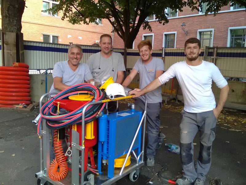 fineblast aérogommeuse