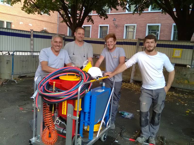 aérogommeuse Lyon et Rhône alpes