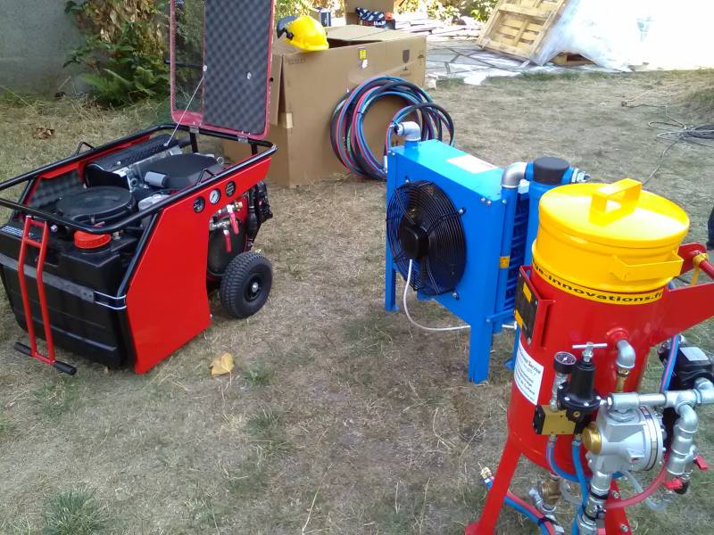 aeroréfrigerant pour aérogommage