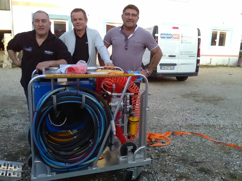 aérogommeuse haute performance