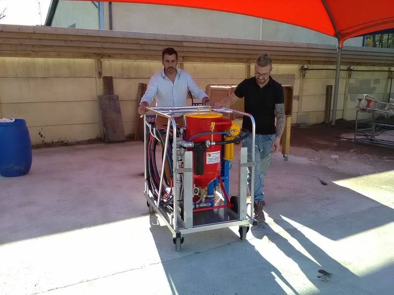 aerogommeuse sableuse