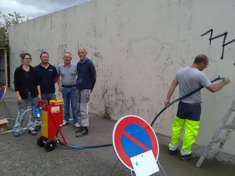 pack aérogommage anti graffiti