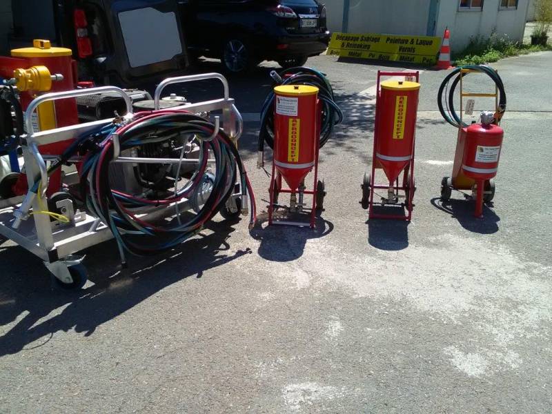 équipement  aérogommage hydrogommage lyon