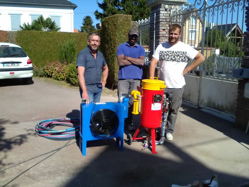 matériel aérogommage lyon