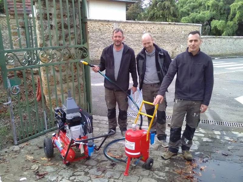 aérogommage anti graffiti