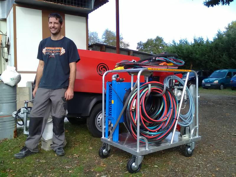 skid aérogommage lyon