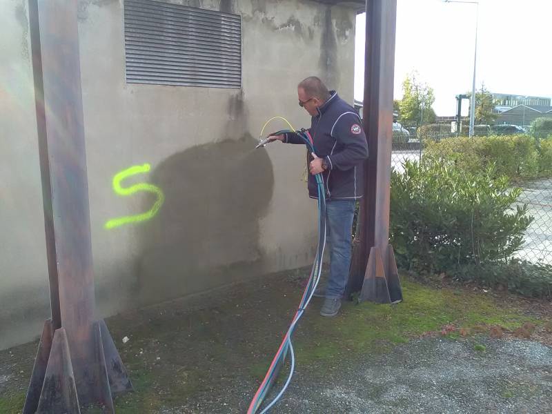 matériel hydrogommeuse