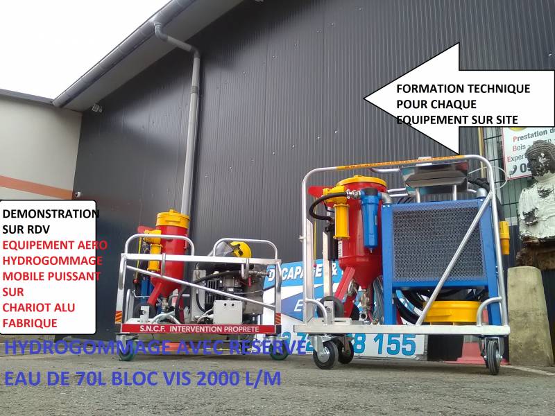 matériel hydrogommeuse