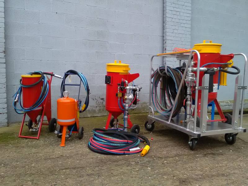 machine aérogommage