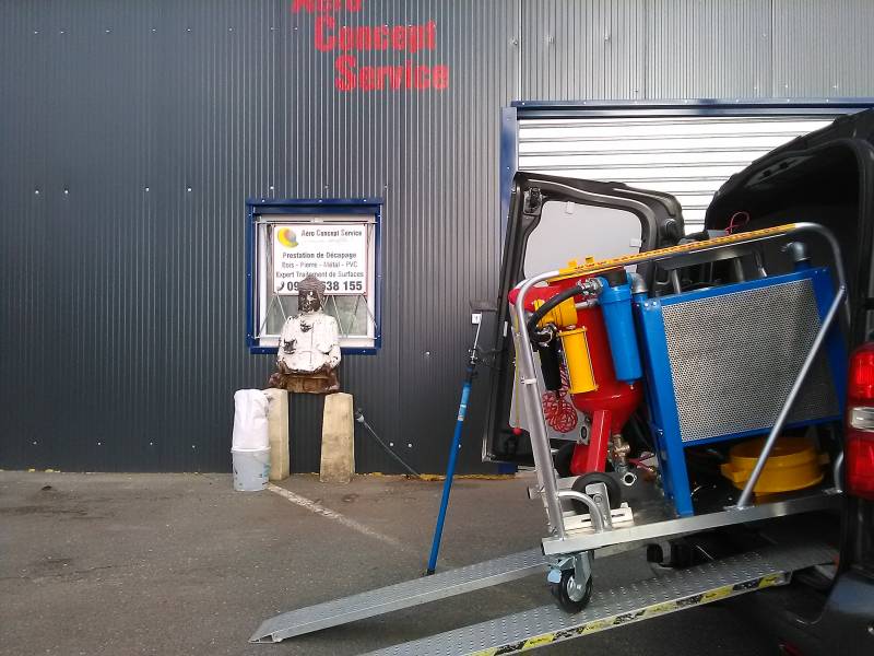 matériel hydrogommage embarqué