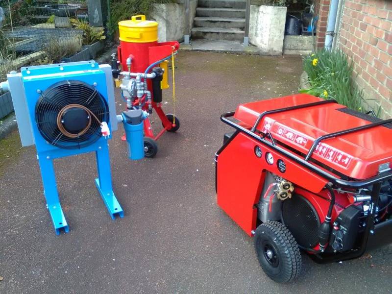 compresseur tractable pour sablage hydorogmmage compresseur aérogommage toulouse