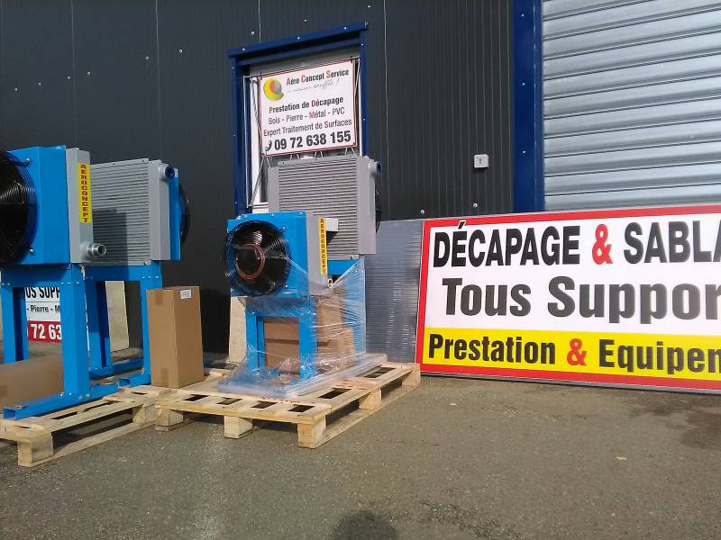 Aéroréfrigerant pour sablage