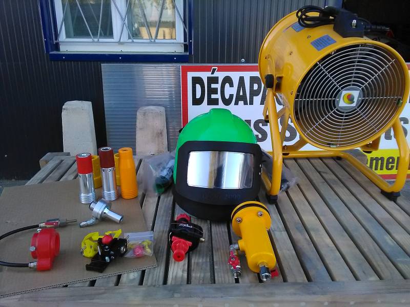 accessoires aérogommage sablage