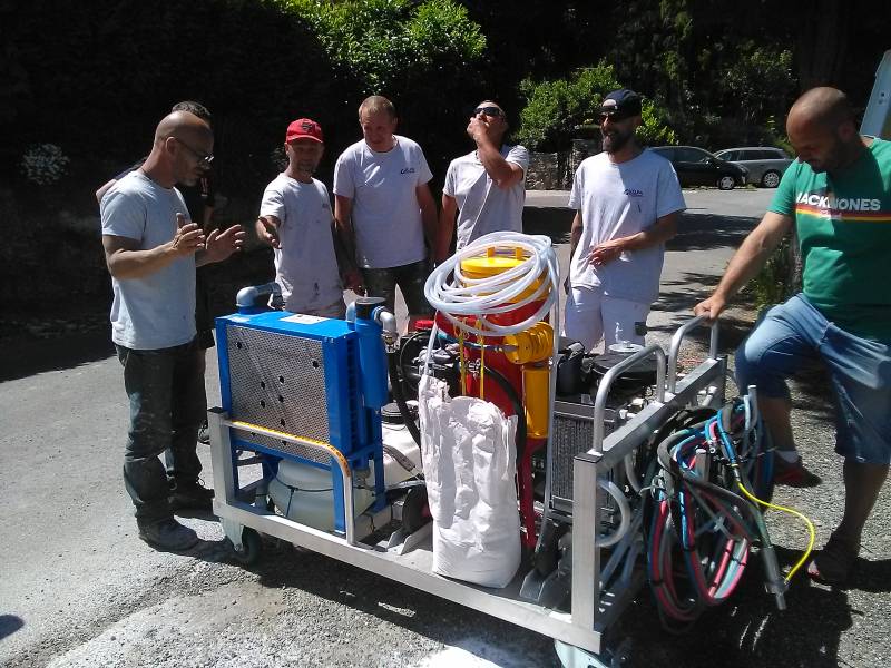 skid hydrogommage savoie