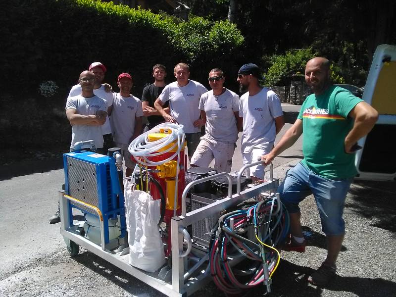 skid hydrogommage aérogommage 