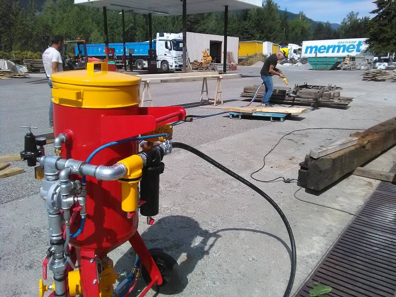 sableuse aérogommeuse