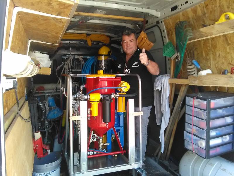 matériel aérogommage alsace