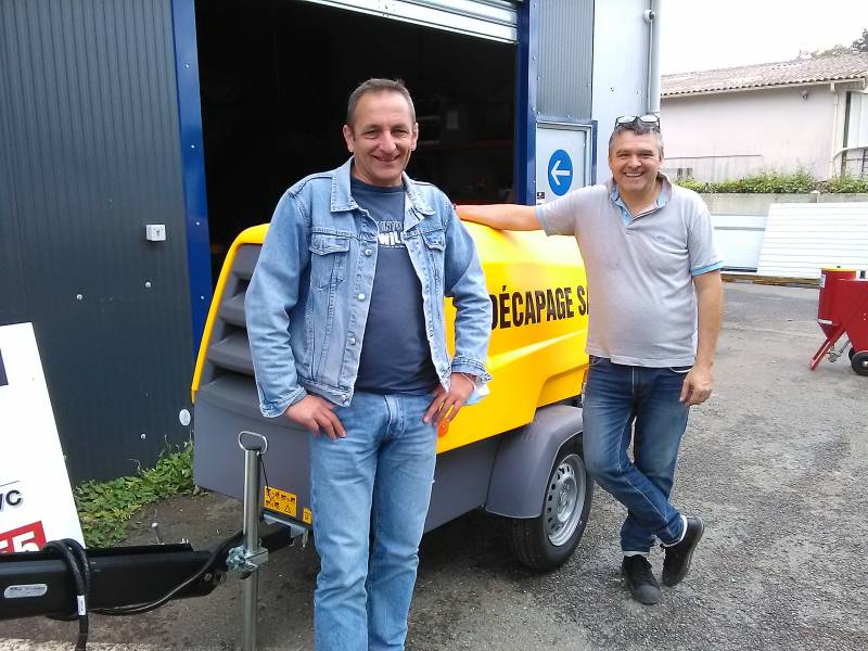 compresseur pour hydrogommage  sablage auvergne rhône alpes