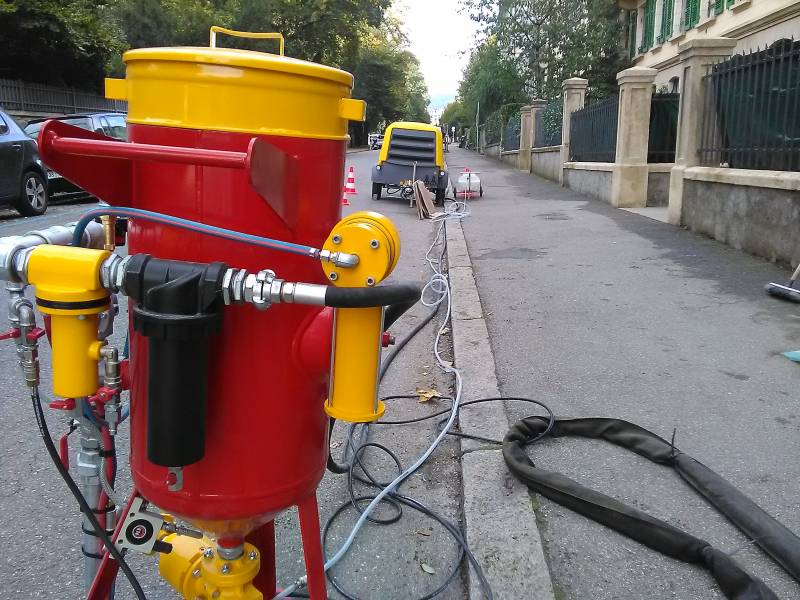 aerogommeuse hydrogommeuse decapage industriel 