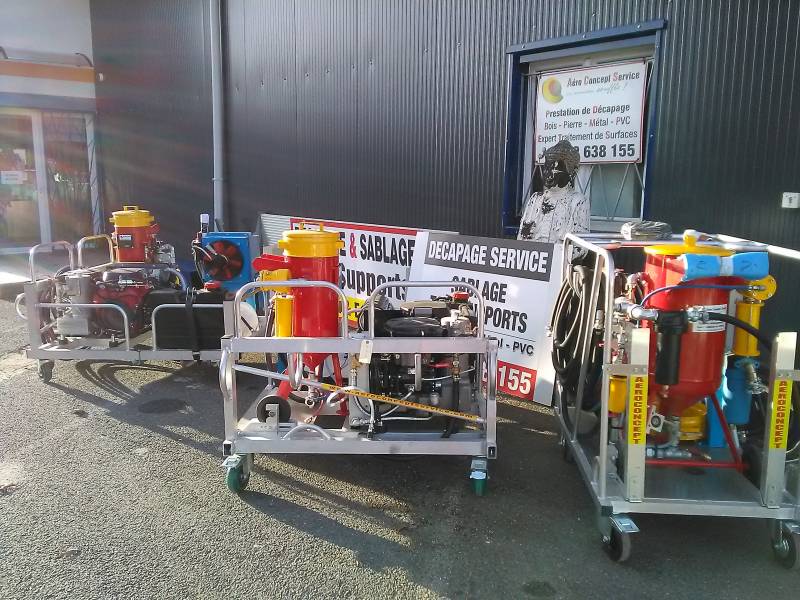 matériel aérogommage hydrogommage haut de gamme performant