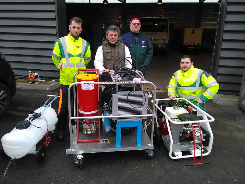 skid hydrogommage autonome 