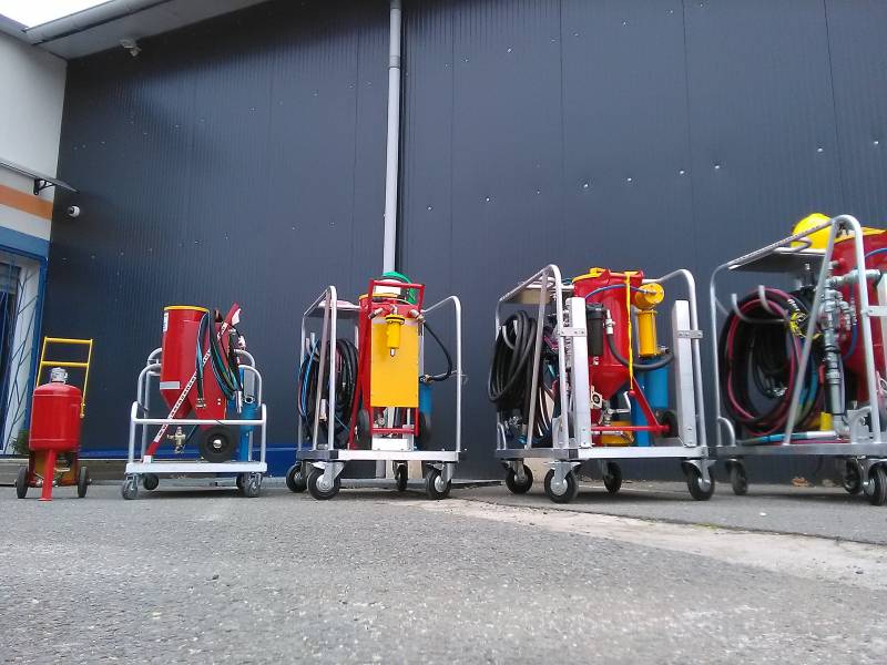 aerogommeuse skid aeroconcept France bordeaux