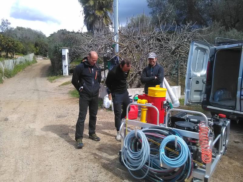 matériel aérogommeuse corse