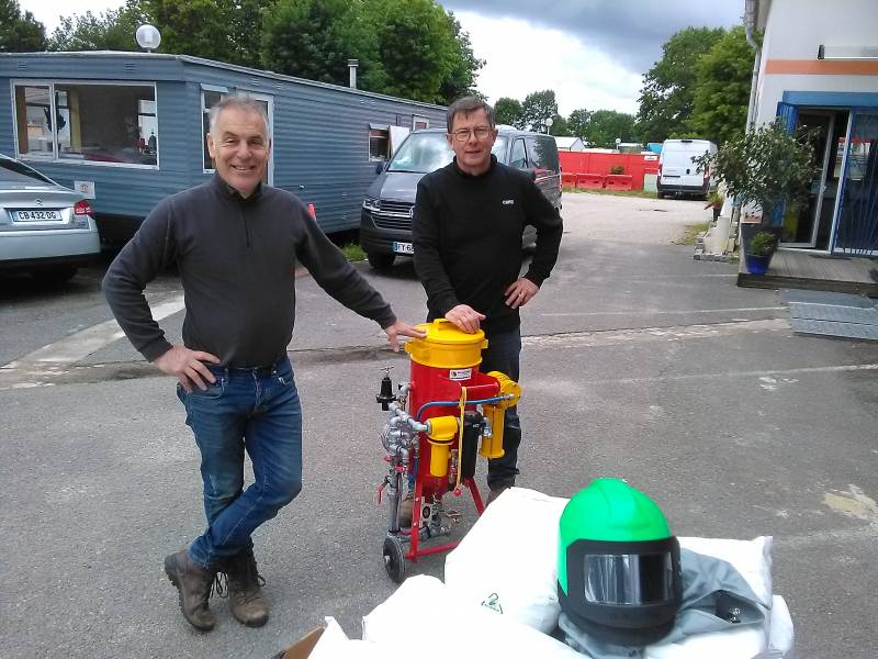 pack aérogommage AMXT 17 - SKID en option Paris