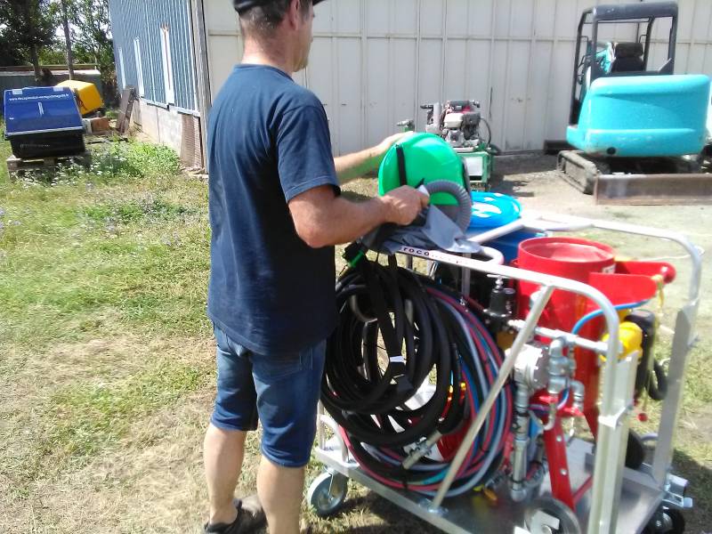 matériel aérogommage