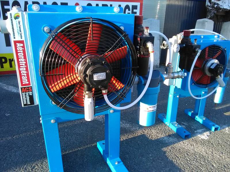 refroidisseur air aéroréfrigerant sablage aérogommage