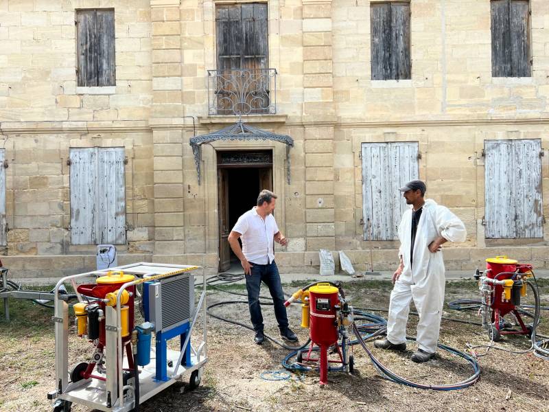 chantier hydrogommeuse Bordeaux