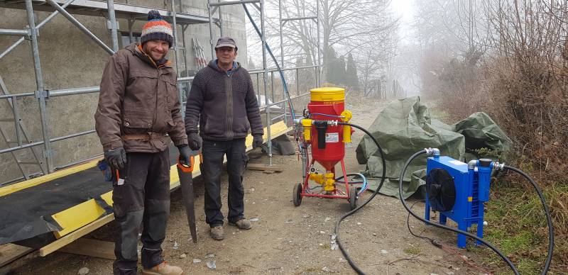 chantier aérogommage savoie