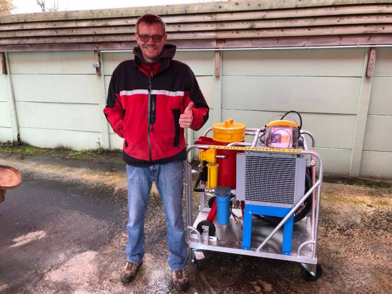 matériel aérogommage tours sur chariot matériel aérogommeuse