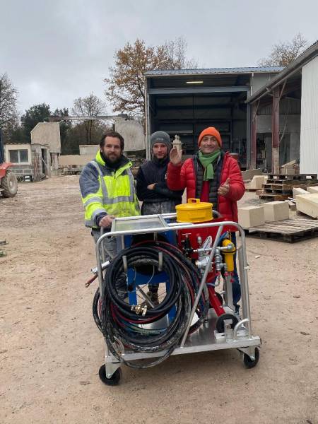 aérogommeuse professionnelle avec service + prix convenable