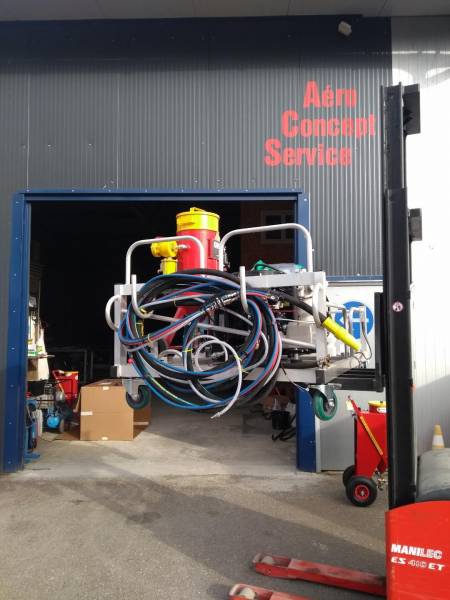 skid aerogommeuse aeroconceptservice