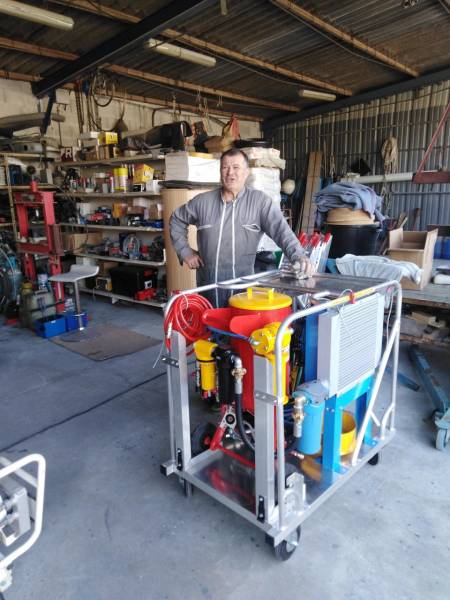 skid aérogommage lyon