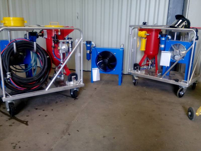 aerorefrigerant poru sablage